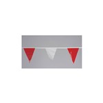 Pennant Vinyl 100' Red / White