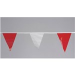 Pennant Vinyl 100' Red / White