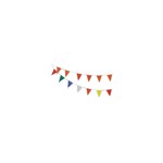 Pennant Vinyl 60' Multi-Colored