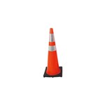 Cone 36in, 6in/4in collar, Orange