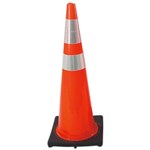 Cone 36in, 6in/4in collar, Orange