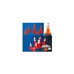 Traffic Cone Orange w/black base 28in