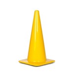 Cone, Yellow PVC, 18inch