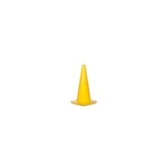 Cone, Yellow PVC, 18inch