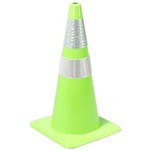 CONE, PVC, GREEN, 28IN