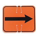 EZ-IMS-2-way Arrow, Refl-black on orange