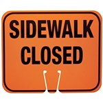 EZ-IMS-Sidewalk Closed (black on orange)