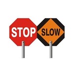 STOP/SLOW PADDLE 24INPLASTIC