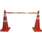 Retractable Cone Bar 5-9 ft, Orange