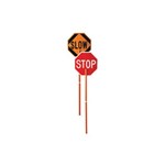 STOP/SLOW Paddle Diamond Grade, 24 In