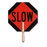 Paddle, Stop/Slow, Aluminum 18in w/9in