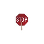 Paddle, Stop/Stop, Aluminum 18in w/9in