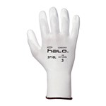 Halo White Machine Knit Shell