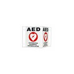 AED 3-D Wall Sign & Cabinet/Door Decals