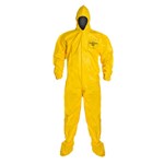 Tychem QC Coverall, Yellow, LG