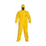 Tychem QC Coverall, Yellow, LG