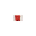 Safety Biohazard Waste Can 10 Gal Red