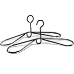 DRY KWIK COAT HANGER