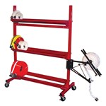 Mobile Hose Cart, 3-Tier 72" × 34" × 87"