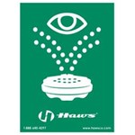 Universal emergency eyewash sign