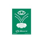 Universal emergency eyewash sign