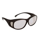 V50 OTG Safety Glasses, Blk Frm Clr Lens