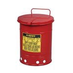 Oily Wast Can 10 Gal Hand Operated Cover