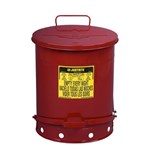 Oily Wast Can 14 Gal Foot Operated Cover