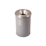 Cease Fire Receptacle 15 Gal Gray w/lid