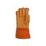 Linemans glove, buckskin, heavy, sz 10