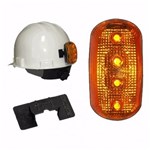 Hard Hat Light Kit, Amber, LED, AAA