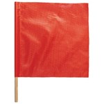 Warning Flag Vinyl 18inx18in (25PC MIN)