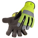 Mechanic'S Glove, BLK, Hi-Vis