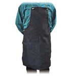 Apron, Cotton Blue Denim, Bib Style,