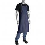 Apron, Cotton Blue Denim, Bib Style,