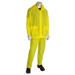 3-Piece Rainsuit, Single Ply Pvc