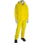 3-Piece Rainsuit, Pvc/Polyester, LG