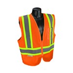 X-Back Vest, Orange Mesh, Class 2, 4X