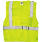 Vest Class II, Lime Green, Velcro 4X