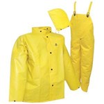 RAINSUIT 3PC YEL PVC/POLY