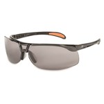 Protégé Safety Glasses, Blk Frame, Gray