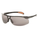 Protégé Safety Glasses, Blk Frame, Gray