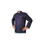 COOL FR 9oz Cotton 30in Jacket, Blue, 2X